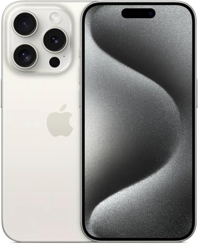 Amazon.com: Apple iPhone 15 Pro, 128GB, White Titanium